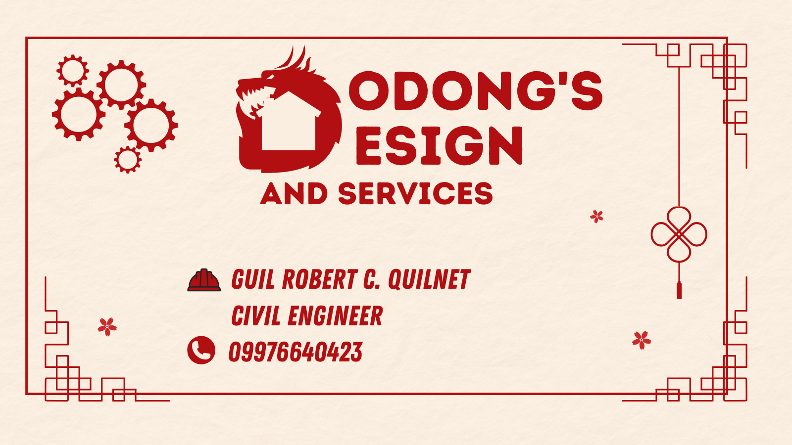 Dodong's Design and Services — Business Card